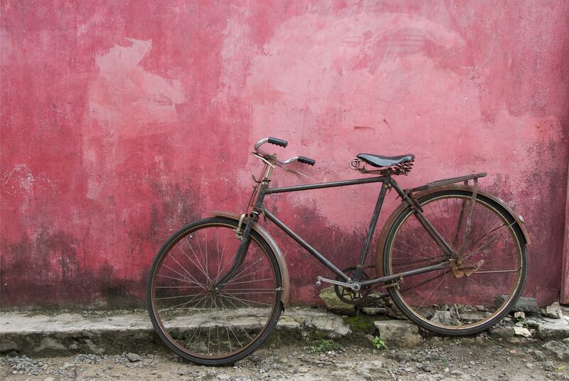 Many people didn't want to be seen riding a bike in the 1980s. Photograph: Santosha/Getty images