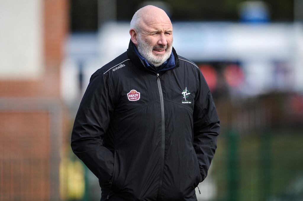 Kildare manager Glenn Ryan watched his team beat Meath at Newbridge on Sunday. Photograph: Ciaran Culligan/Inpho