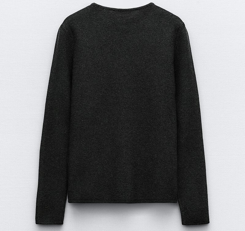 Knit sweater, €25.99 from Zara