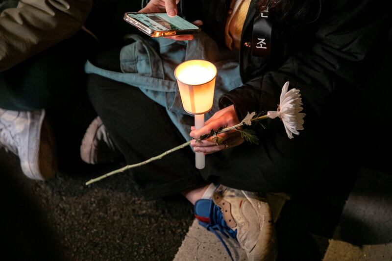 South Korea is in a period of national mourning that ends on Saturday. Photograph: Woohae Cho/Getty Images