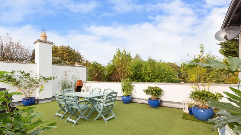 Terrace off first-floor landing