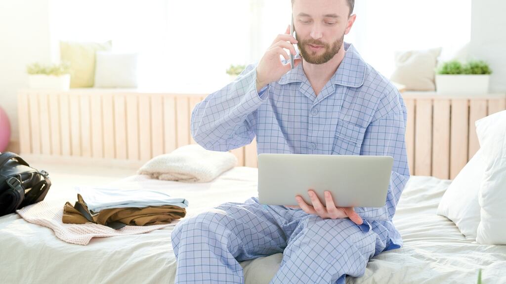 The internet has filled with advice about working from home  for the uninitiated: stick to a ritual, ditch pyjamas and get out of bed, especially for a video call