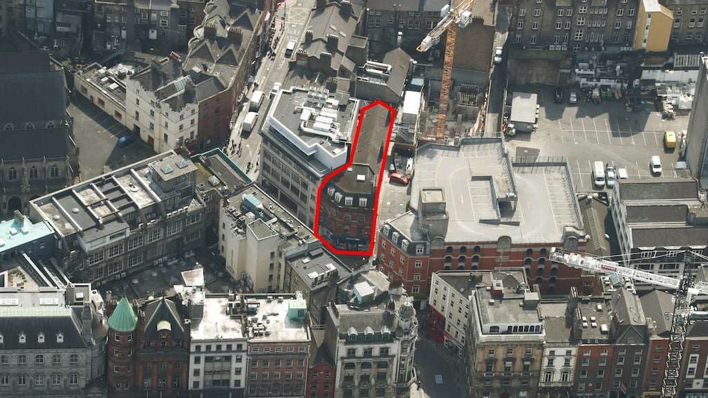 The property has a prime location next to Dame Street, and at the heart of Dublin city centre.