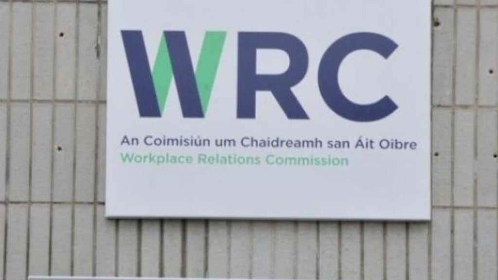 In the WRC ruling, Helen McEntee found that it was hard to see a legal prima facie case of gender or pregnancy discrimination or conditions of employment being made by Ms Coudret.