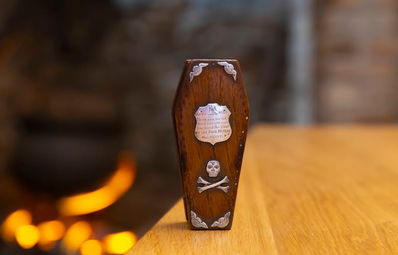 Mini coffin. Photograph: Patrick Browne