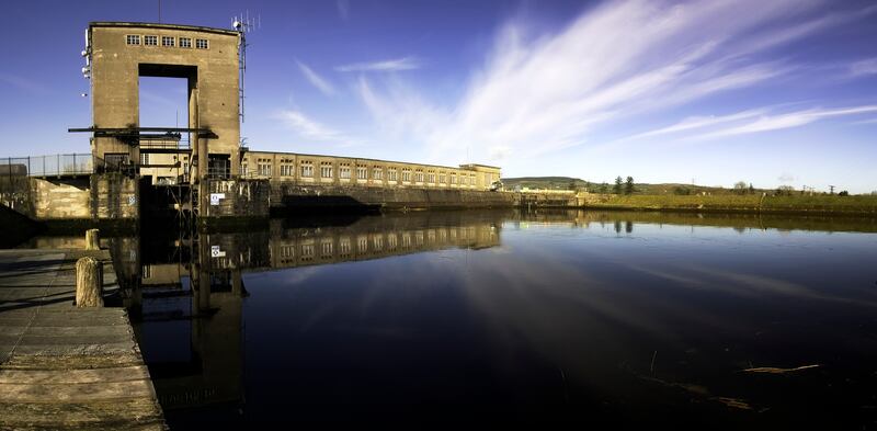 The Ardnacrusha hydroelectric power station on the river Shannon, Ireland. Photograph: iStock