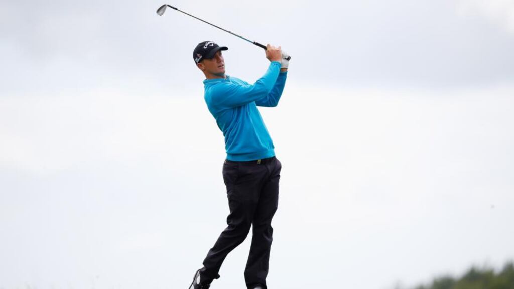 Alex Noren of Sweden plays his second shot on the second hole on day four of the Nordea Masters at the PGA Sweden National. Photo: Harry Engels/Getty Images