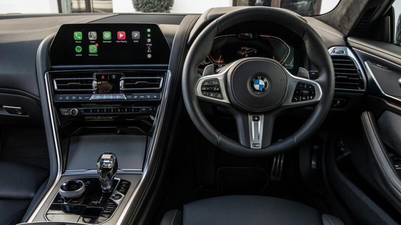 The 8 Series boasts a premium interior