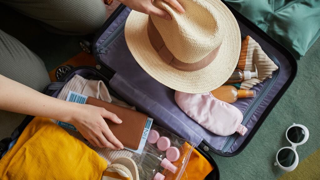 In the bag: what proportion of your holiday clothes should be nonelasticated? Photograph: AnnaStills/iStock/Getty