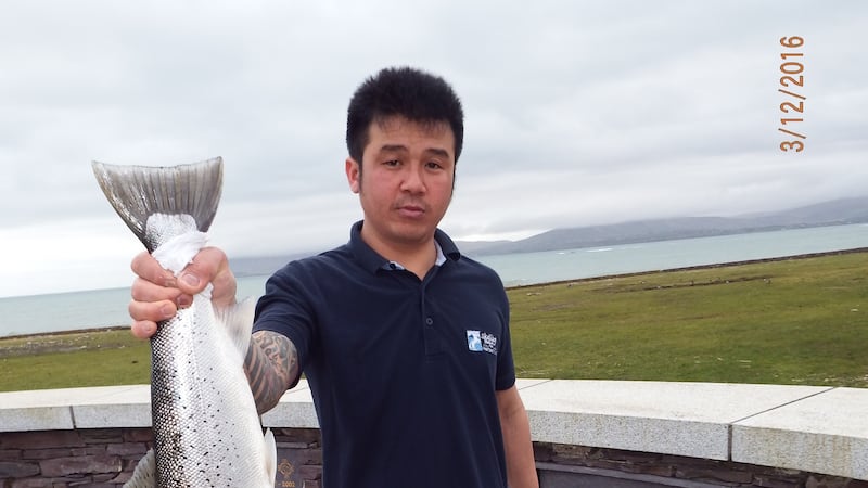 Anulal “Tam” Hitmiang caught the first specimen sea trout of 2016. His fine fish weighed in at 4.2kg.