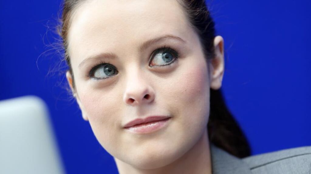 Saidhbh McMonagle, Bsc Computing, at NCI’s Computing Project Showcase