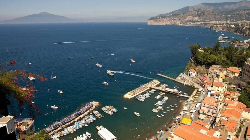 Bay of Naples from Hotel Bristol