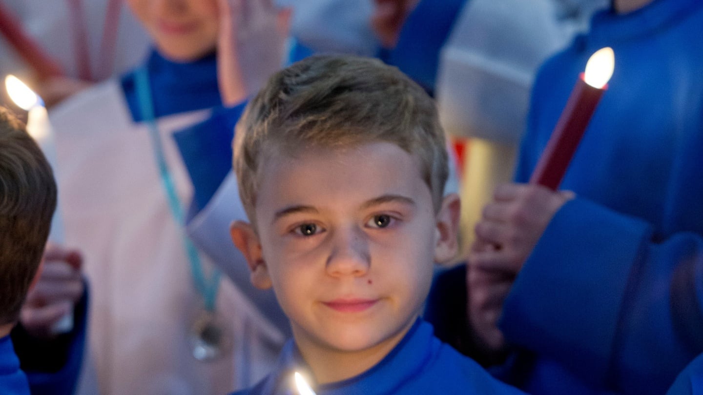 Charlie Townsend, a member of the choir. Photograph: Brenda Fitzsimons