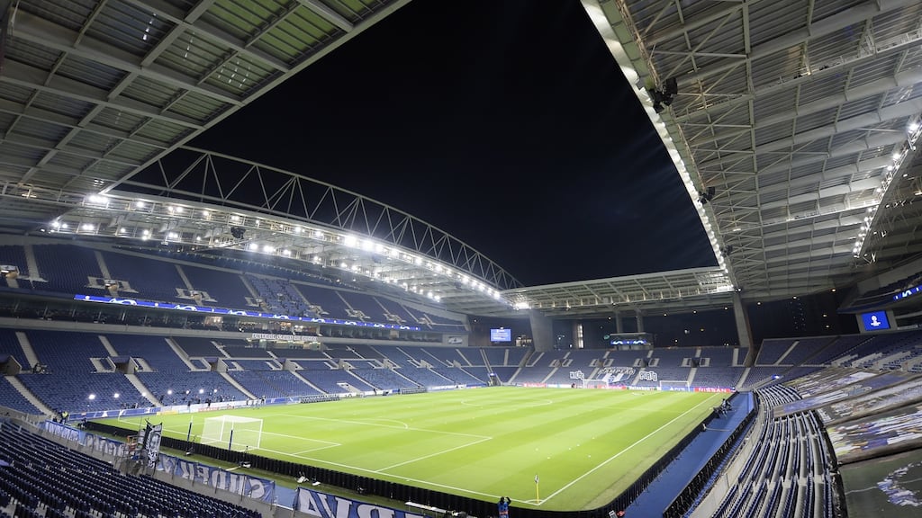 FC Porto’s Estadio do Dragao could now host the Champions League final. Photograph: Octavio Passos/Getty