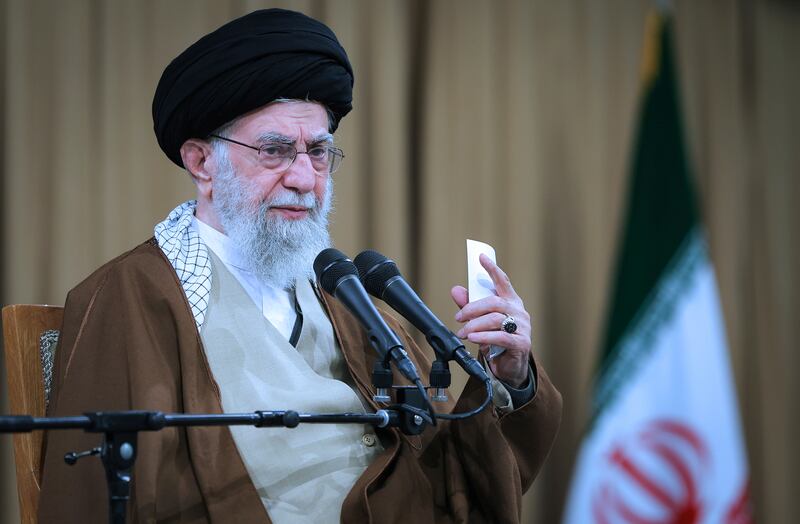 Iran’s supreme leader Ayatollah Ali Khamenei is the regime’s ultimate decision maker. Photograph: AP