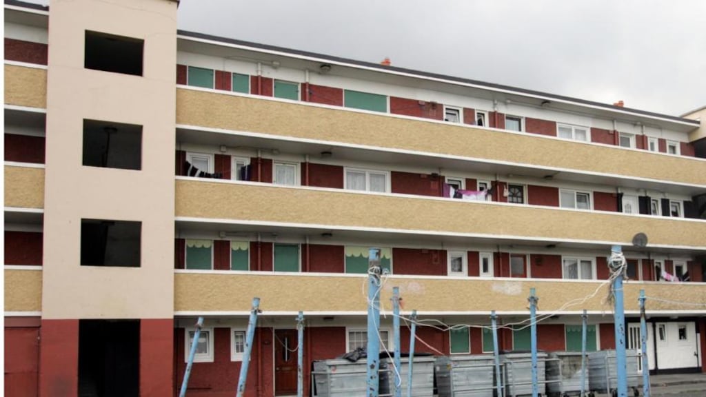 St Teresa’s Gardens, one of the areas due for regeneration. Photograph: Bryan O’Brien