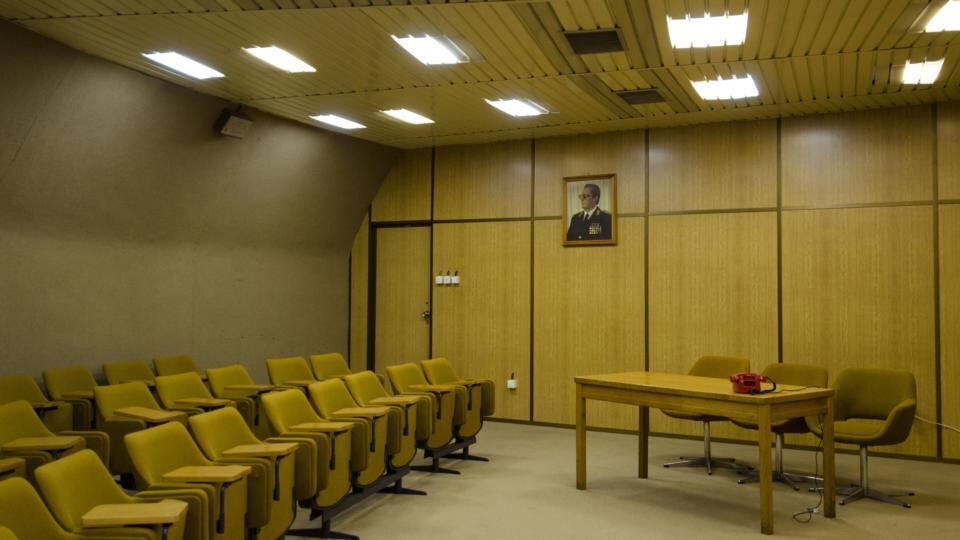 Tito’s bunker: artists have taken over the secret facility; fitted out by the late 1970s, it includes telex machines and conference rooms watched over by portraits of the president; you reach the bunker through an assuming house