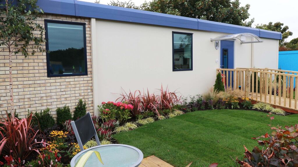 The Ballymun houseing co-op says Dublin City Council has rendered its permission for 40 houses on Balbutcher Lane null and void by proceeding to install modular housing for homeless families on the land. Photograph: Nick Bradshaw