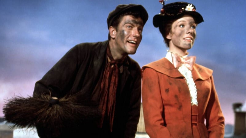 Julie Andrews and Dick Van Dyke in the Disney film