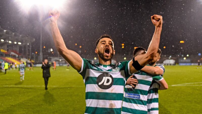 Shamrock Rovers enjoyed a huge win against Dundalk earlier in the season. Photo: Ciaran Culligan/Inpho
