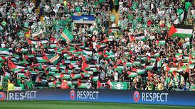 Israeli police warn Celtic fans not to fly Palestinian flags on Tuesday night