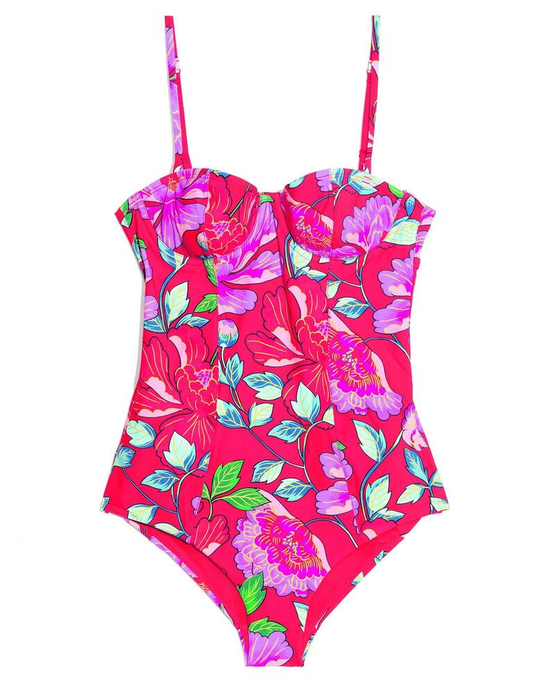 Floral print swimsuit, €59, & Other Stories
