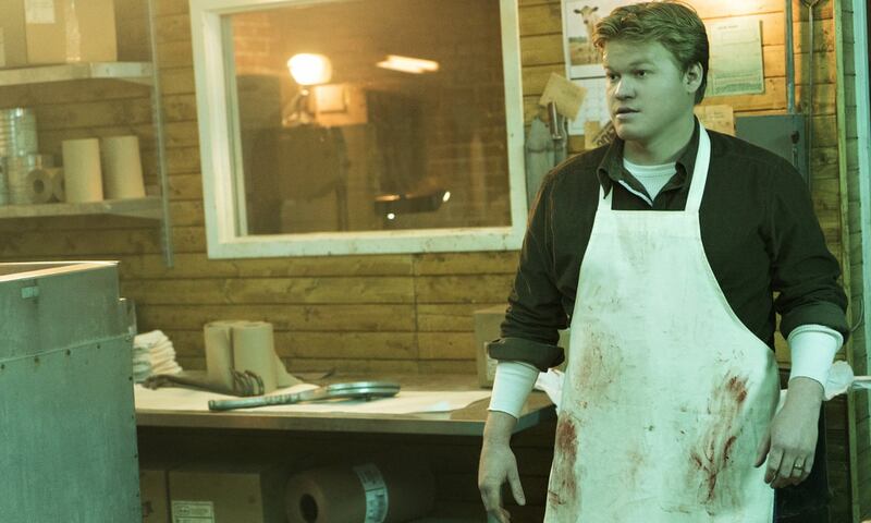 Plemons as butcher Ed Blumquist, in Fargo – he was nominated for an Emmy in 2016. Photograph: Chris Large/AP