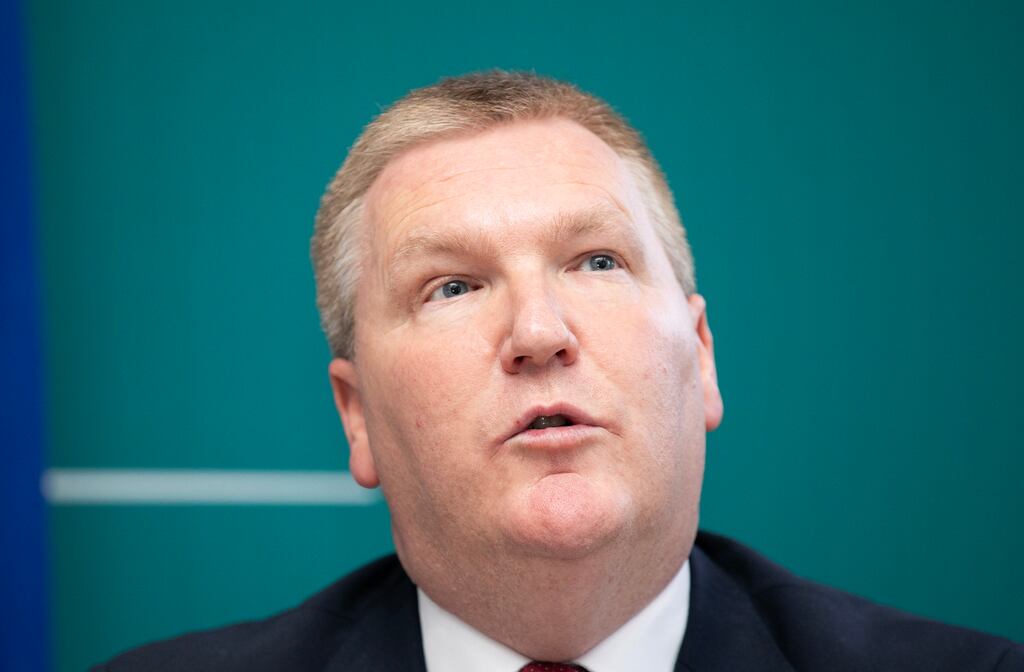 Minister for Finance Michael McGrath said he was 'putting the anchor on the issue of access to cash'. Photograph: Gareth Chaney/Collins