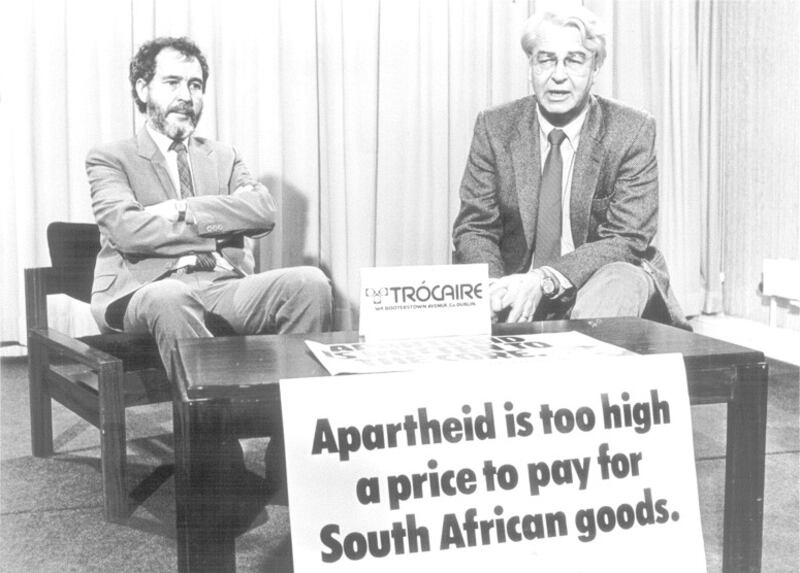Trócaire not only part-funded the purchase of the typewriter Donald Woods wrote Cry Freedom on, but also brought him to Ireland to raise awareness of apartheid in South Africa