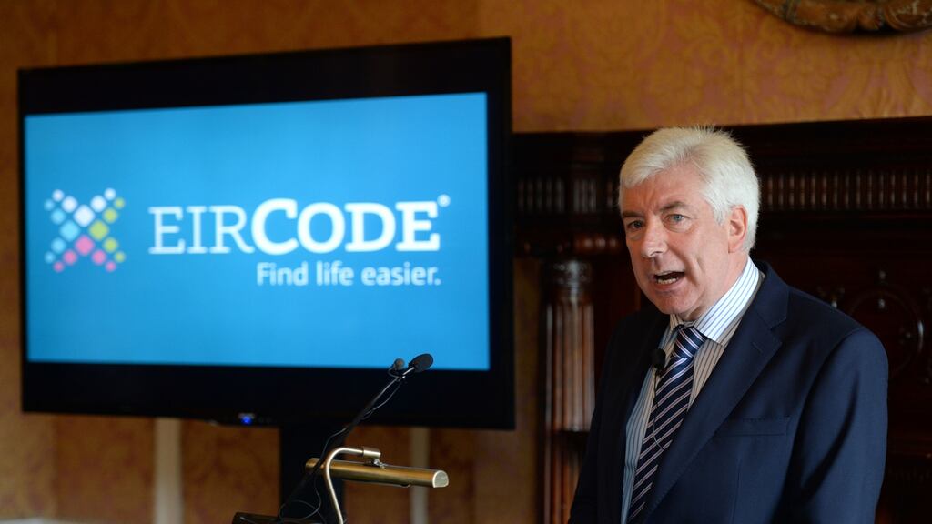 Minister for Communications Alex White at the official launch of Eircode in July. Photograph: Dara Mac Dónaill/The Irish Times