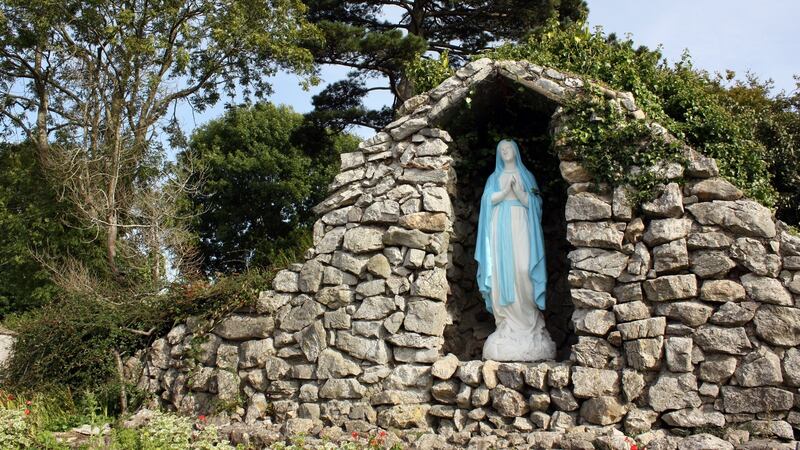 Religious institution: a statue of the  Virgin Mary at Bessborough House. Photograph:  Provision