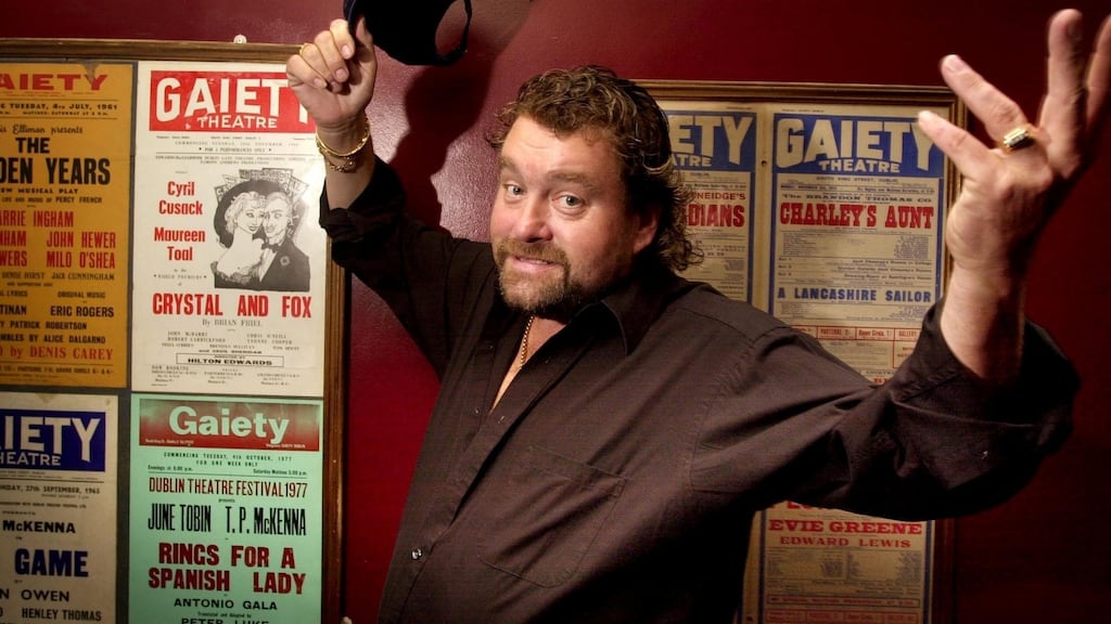 Brendan Grace at the Gaiety Theatre, Dublin, in 2001 Photograph: Dara Mac Dónaill