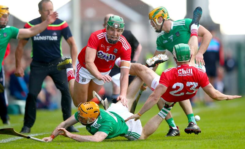 Aidan Walsh in action during Cork’s win over Limerick. Photograph: James Crombie/Inpho