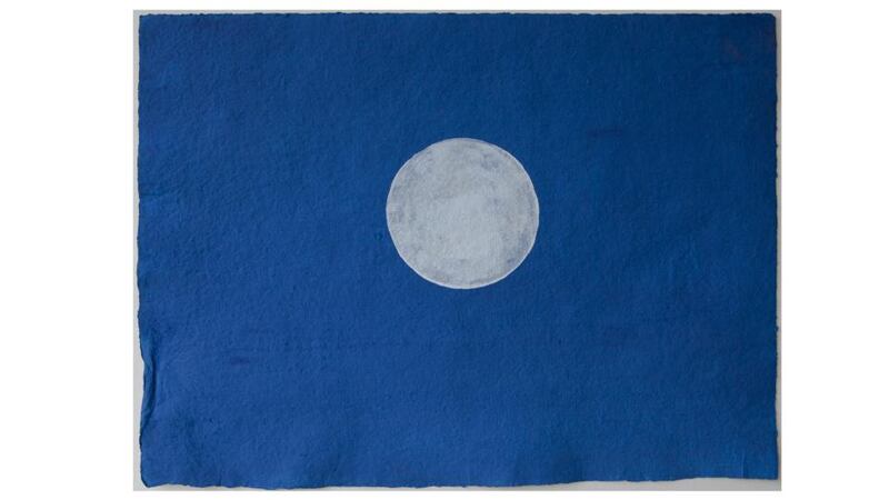 Where’s the Moon Tonight? (For James), by McSweeney. His paintings have “ a wonderfully spare, pared-down, elemental character”.