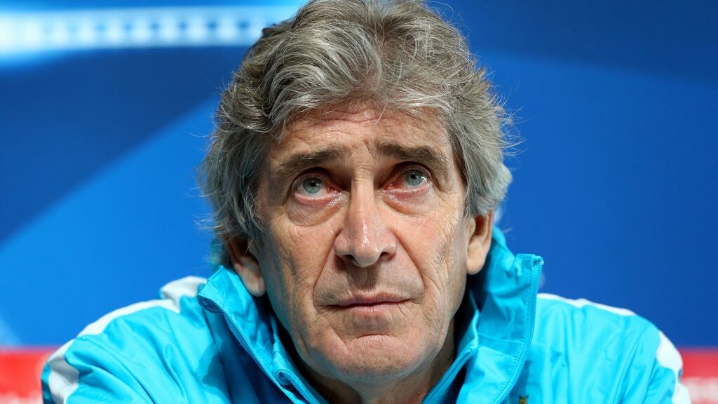 Manuel Pellegrini: “For a manager, your work is to win the title.” Photograph: Martin Rickett/PA Wire