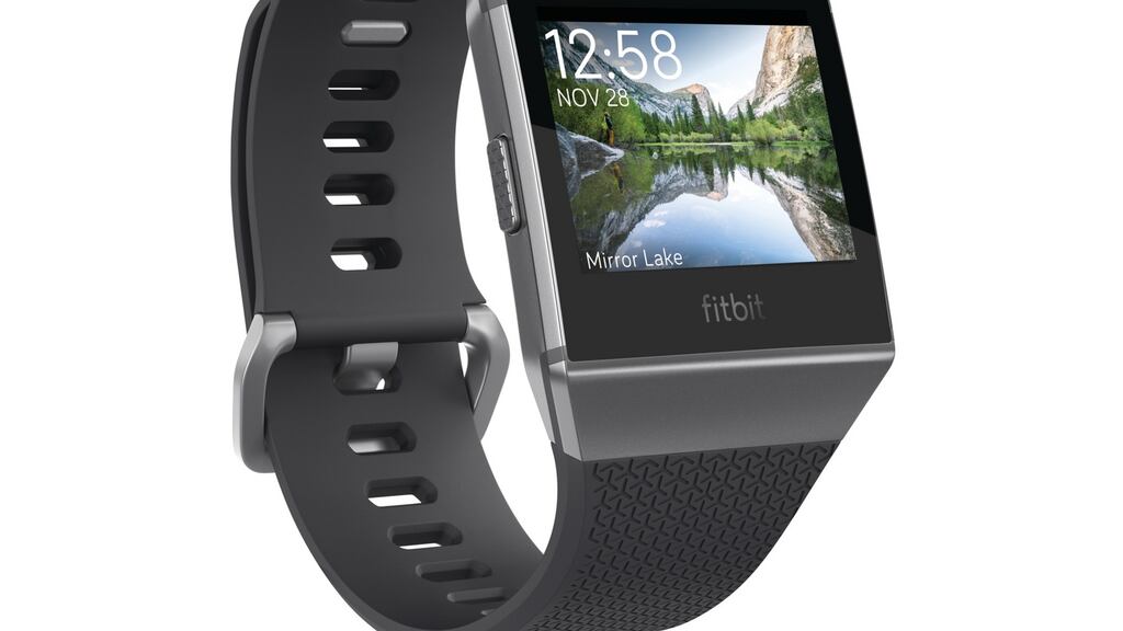 The Fitbit Ionic is the company’s first device to include a sensor that can estimate blood oxygen levels.