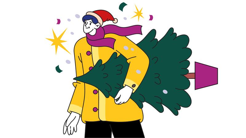 'If you’re lucky enough to be in Cork you can rent your potted tree and return it in January.' Illustration: Getty Images