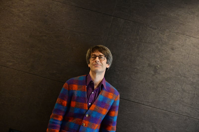 Julian Gough: The Irish author, playwright and one-time musician believes his 'blowtorch' theory may better explain the origins of our universe than widely accepted theories. Photograph: Alan Betson/The Irish Times