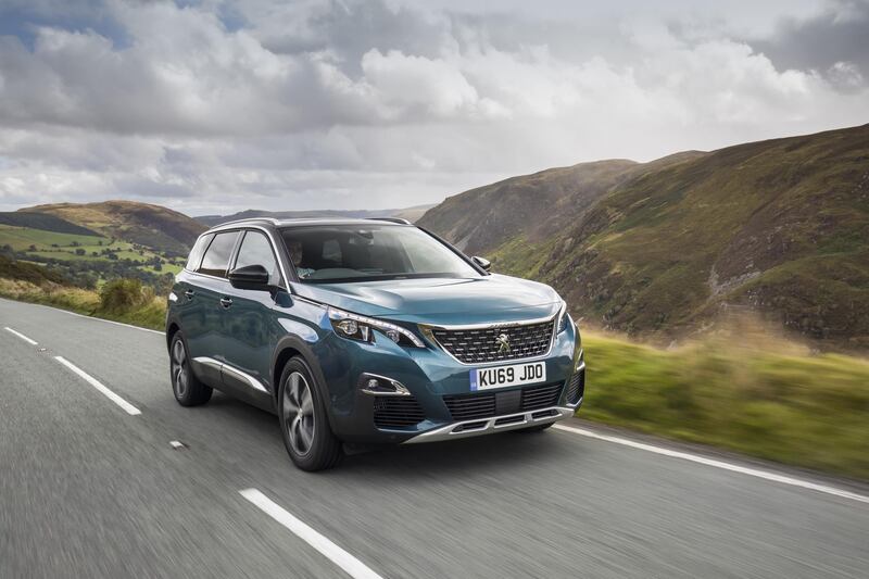 Peugeot 5008. Photograph: PA