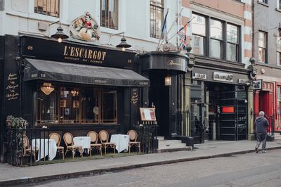L'Escargot in Soho, London. Photograph: Alena Kravchenko/iStock