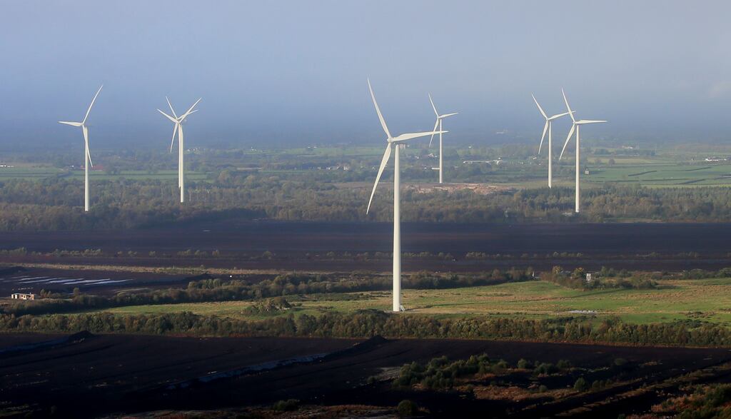 The Davy report highlights that onshore wind projects are 'especially challenged' by current obstacles, as not a single onshore wind farm has been granted planning permission in the past 12 months. Photograph: Niall Carson/PA Wire