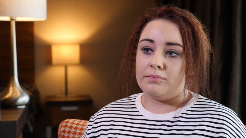 Rachel Barry, another of those abused by Keith Burke when she was a young girl, waived her anonymity and was interviewed in RTÉ Investigates Fostered and Failed. Photograph: RTÉ