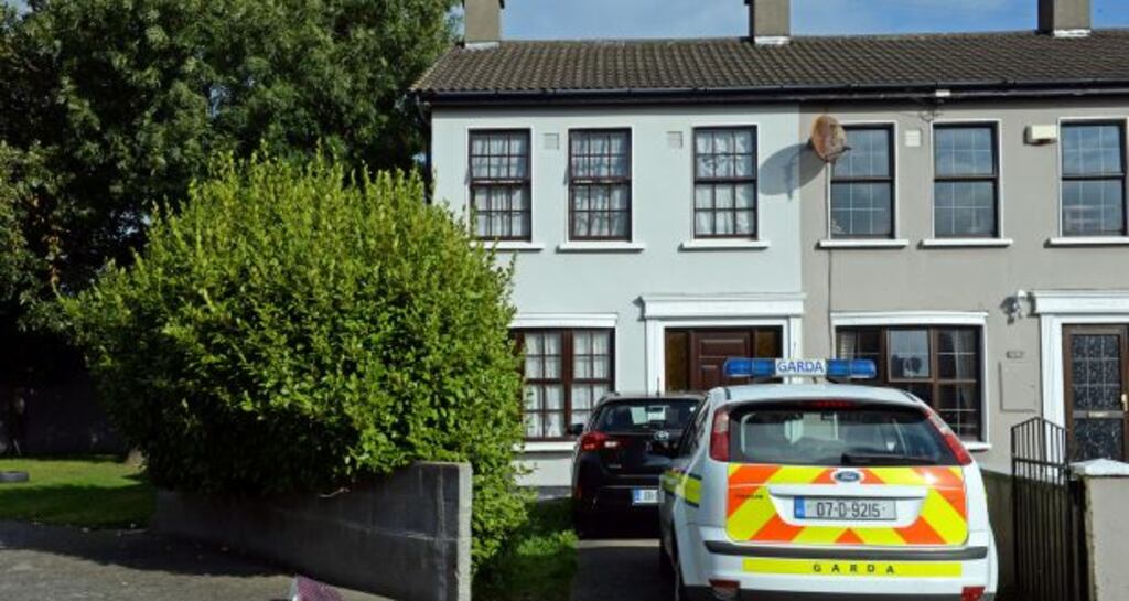 Millrose Estate in Bluebell, Dublin, where the bodies of William and Daniel McCarthy were discovered on Tuesday. Photograph: Eric Luke/The Irish Times
