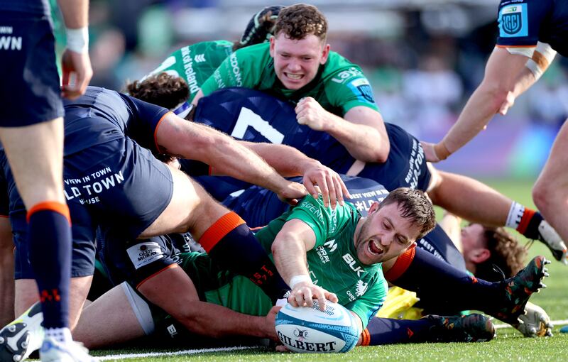 Caolin Blade scored a hat-trick of tries against Edinburgh last weekend. Photograph: James Crombie/Inpho