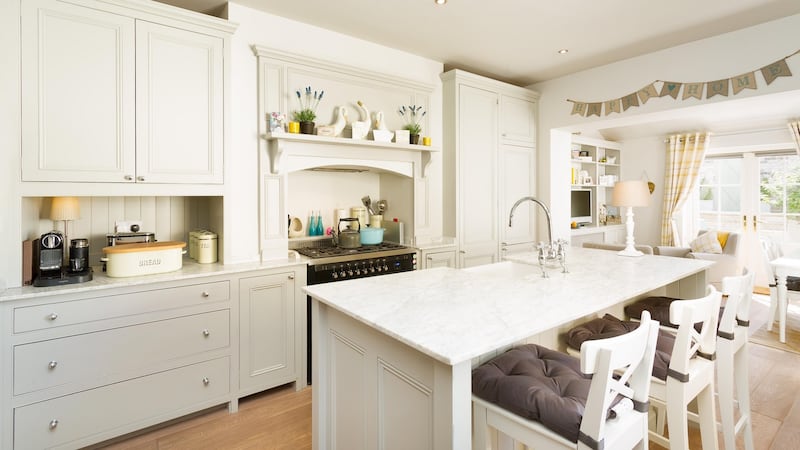 The kitchen return includes a family room, a guest WC under the stairs adjacent to a laundry room and plenty of storage