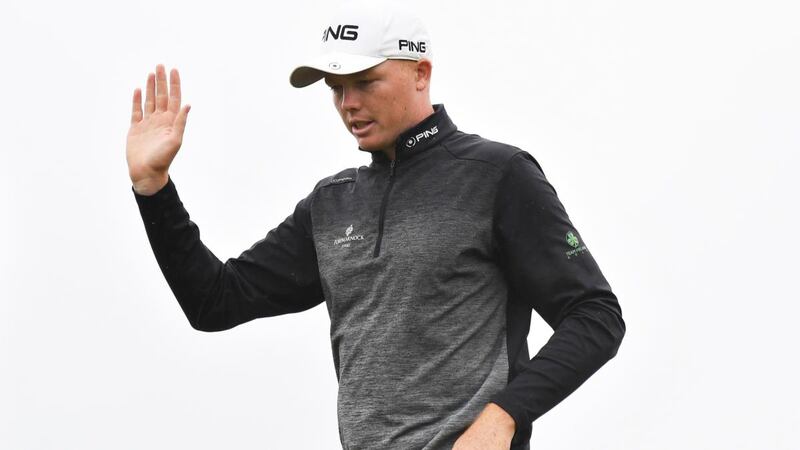 Robin Dawson shot up the Irish Open leaderboard after carding a third round of 64 at Lahinch. Photograph: Jan Kruger/Getty