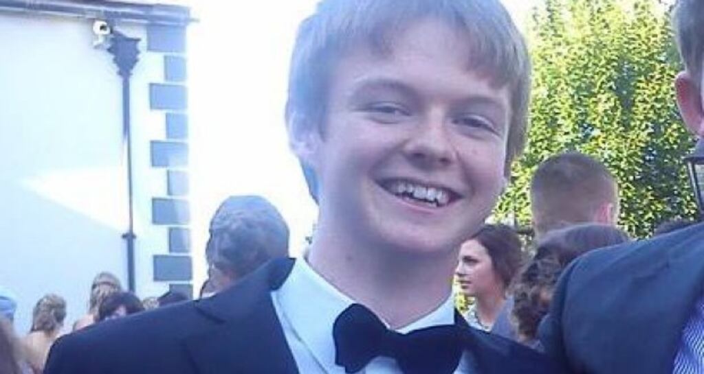 Undated photograph of DCU student Patrick Halpin (18)