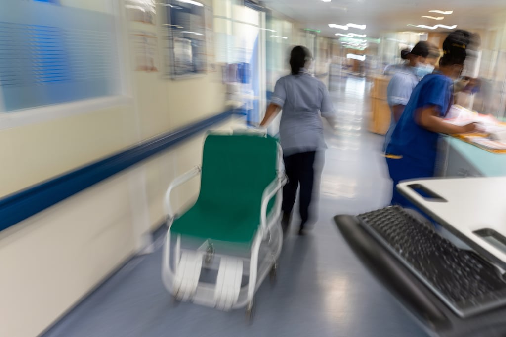 A memo circulated to staff said the way in which services will be expanded in each hospital will depend on local needs, and may involve a stepped increase, moving first to working five over six days. Photograph: Jeff Moore/PA Wire