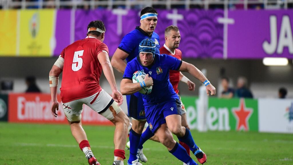 Luca Bigi has been appointed Italy captain ahead of the Six Nations. Photo: Dave Winter/Icon Sport via Getty Images