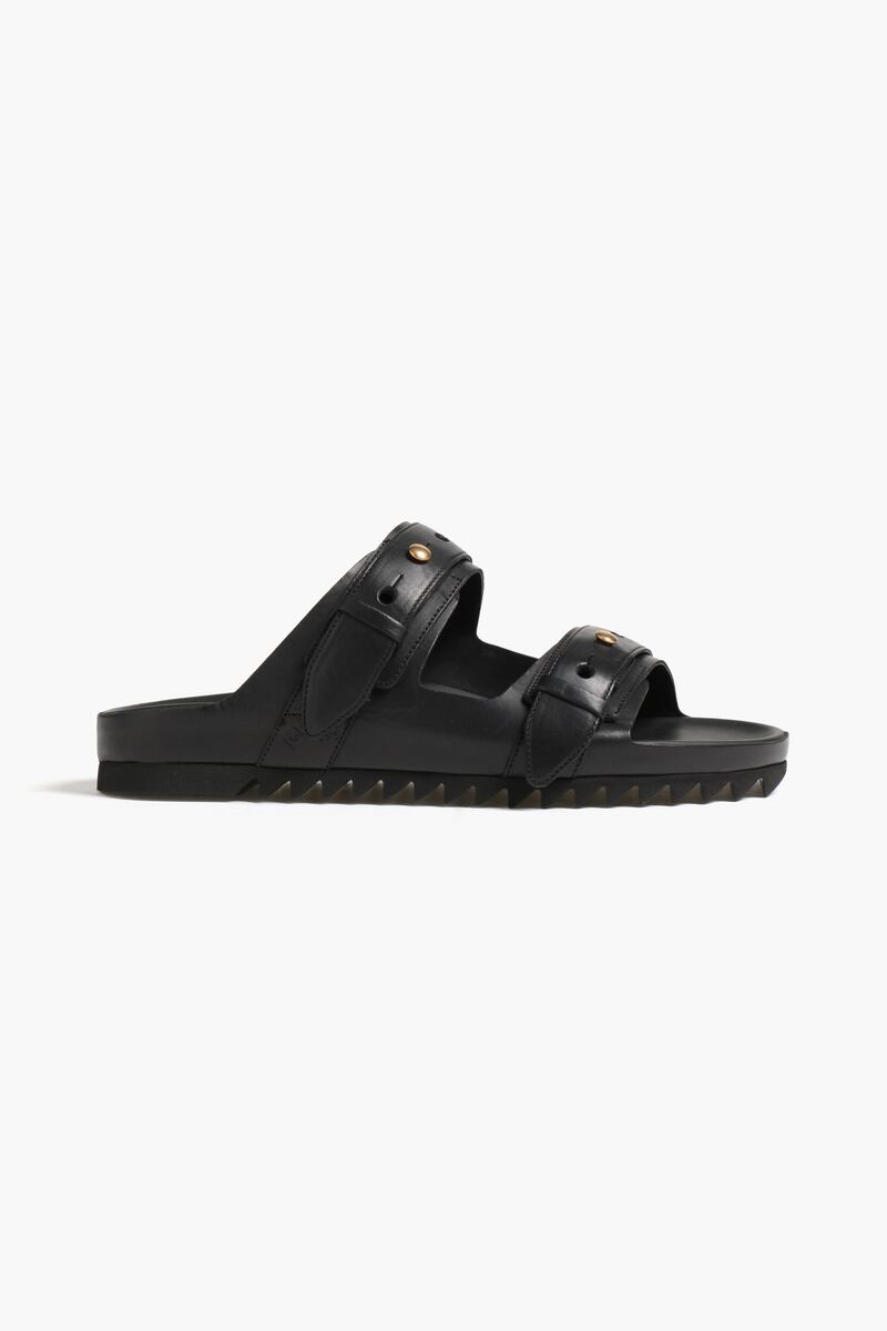 Leather sandals €310 Dunhill at theoutnet